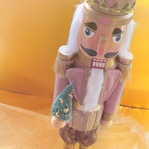 Festive Nutcracker with Tree